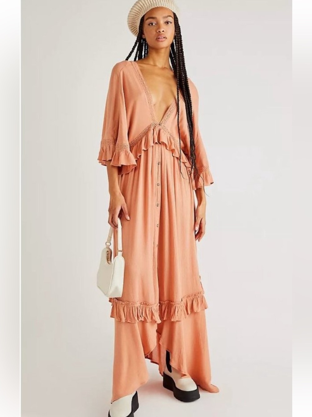 Free People Endless Summer Paradisio Maxi- peach